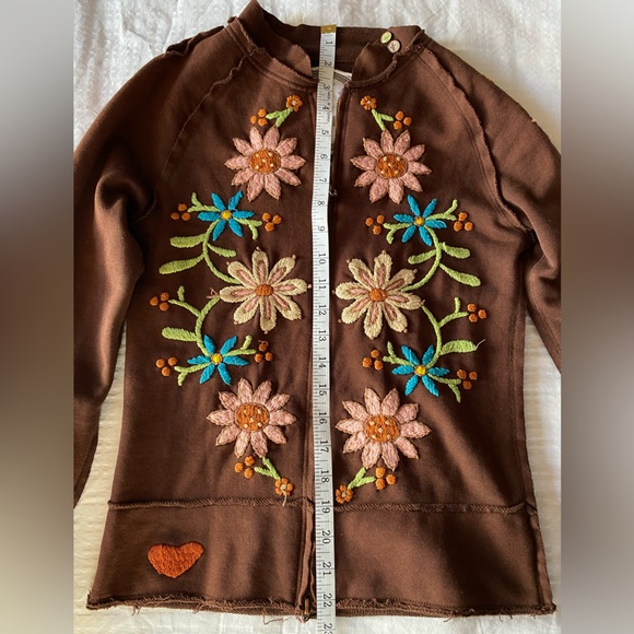 Johnny Was Joystick Zip Up Top - Picture 14 of 16